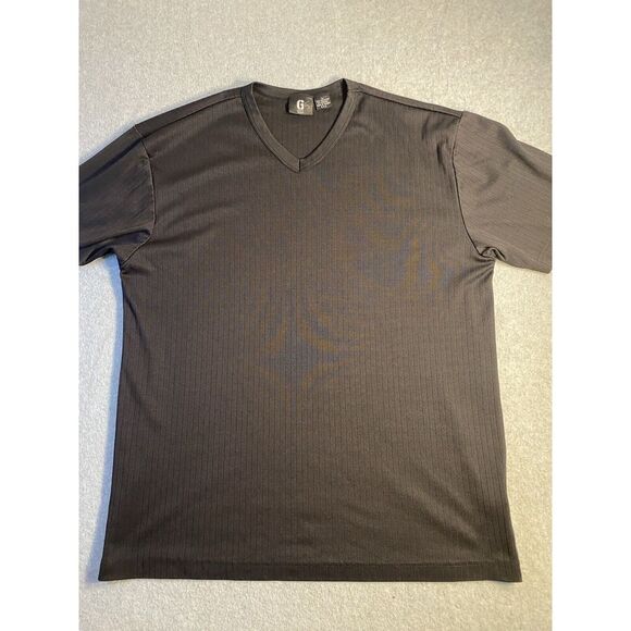 Guess Shirt Men's Medium Black Geometric Short Sleeve Pullover Tee - Picture 1 of 6